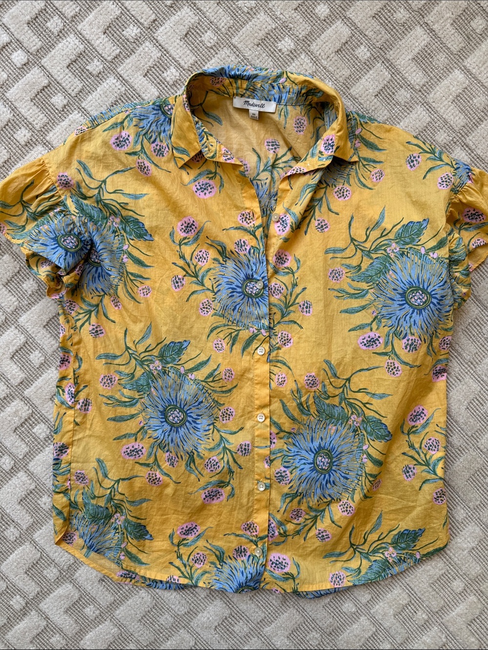 Madewell Button Front Top
